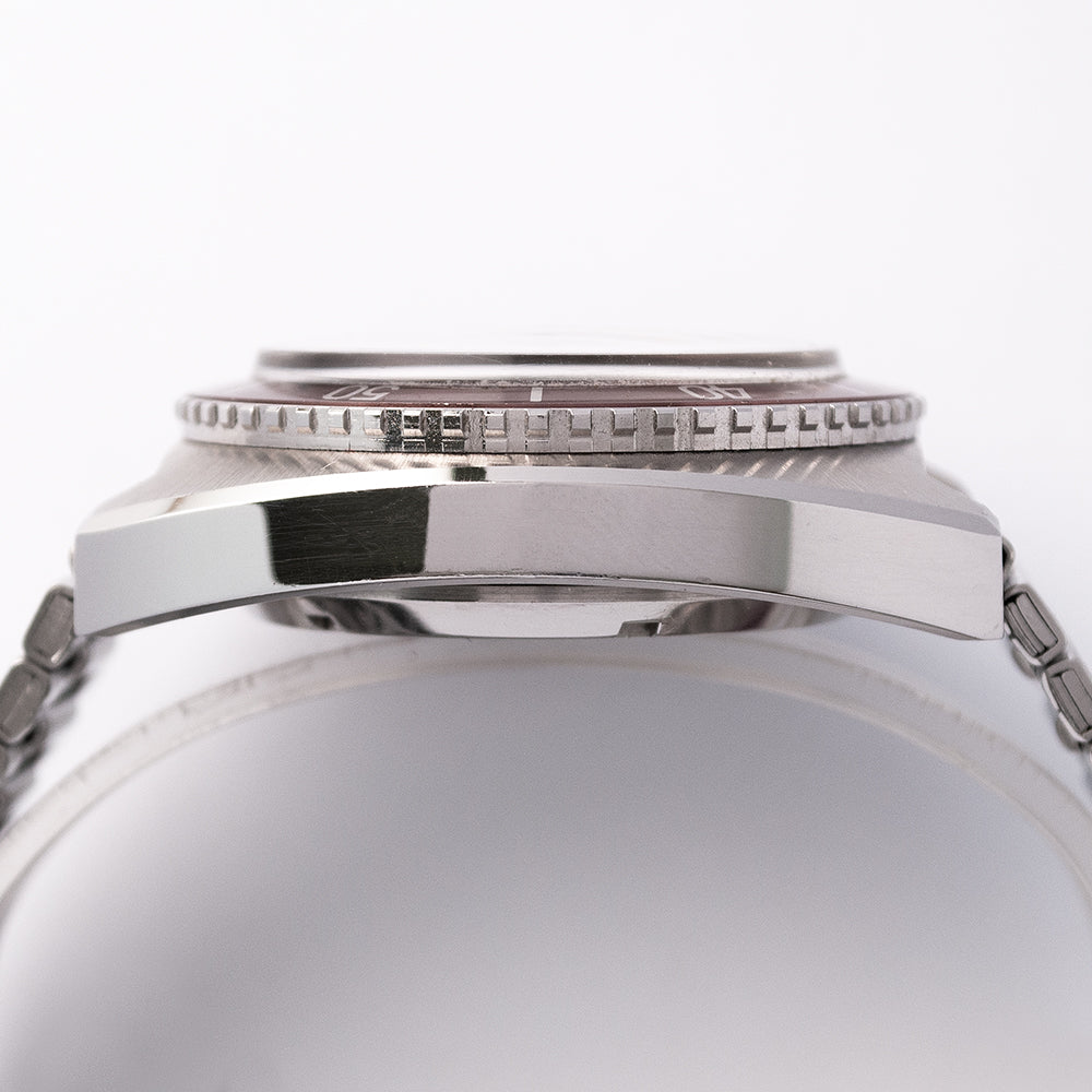 Eterna Tri-Compax-Chronograph, Referenz 154 FTP-3, 2. Version, Edelstahl,  Kaliber 1492 K (Valjoux 726)