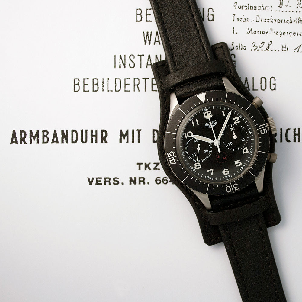 Watch Fliegeruhr Bundeswehr Heuer Heuer Bundeswehr 1550 SG