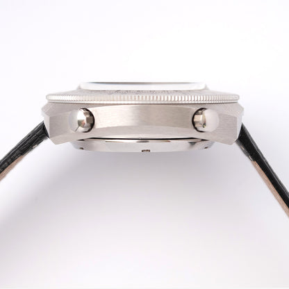 Heuer Calculator, Referenz 110.633, 1970er-Jahre, Edelstahl, Automatik-Chronograph, Kaliber 12