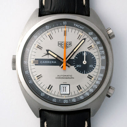Heuer Carrera, Automatik-Chronograph, Ref. 1553S, Heuer Kaliber 15, 1970er Jahre