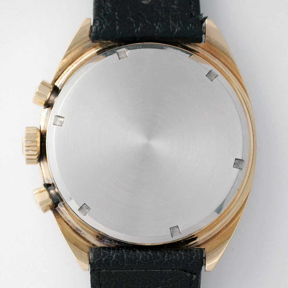 Heuer Carrera, Ref. 73655T, Chronograph, vergoldet, anfangs 1970er-Jahre