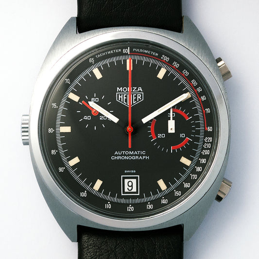 Heuer Monza, Chronograph, Ref. 150511, «Niki Lauda», Kaliber 15, mit Werksrevision