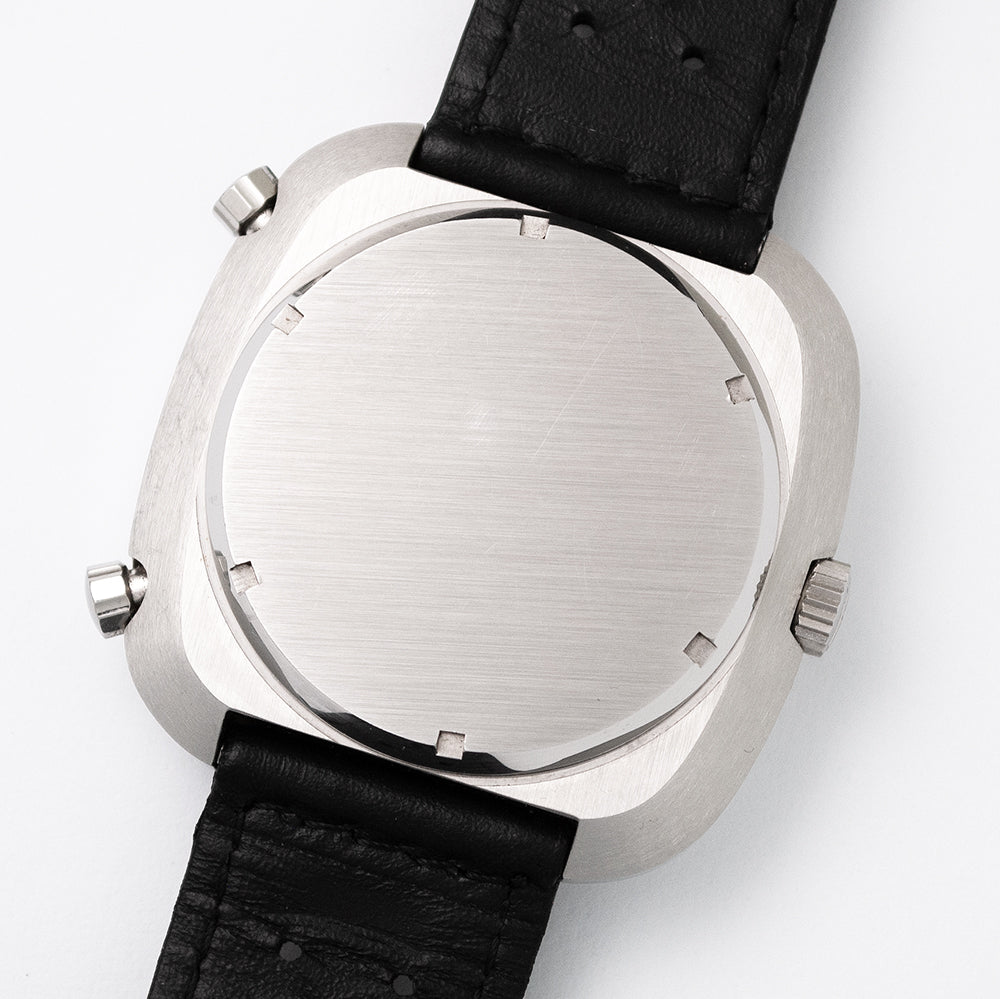 Heuer Silverstone «Fumé», Referenz 110313 F, Stahl, Mitte 1970er Jahre