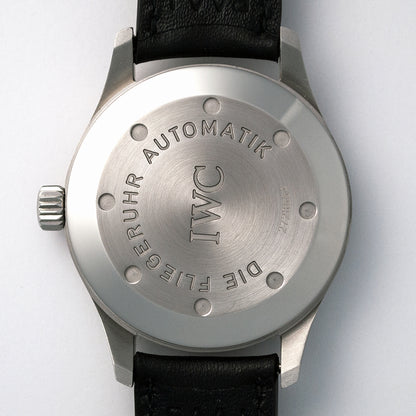 IWC Fliegeruhr Mark XV, Referenz 3253-01, 2007, Automat, Stahl, Datum, revidiert mit Garantie bis Oktober 2022, neues IWC-Lederband