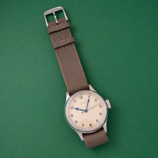 Longines Heritage Military, Referenz L2.819.4.93.2, Edelstahl, Automatik