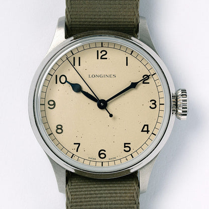 Longines Heritage Military, Referenz L2.819.4.93.2, Edelstahl, Automatik