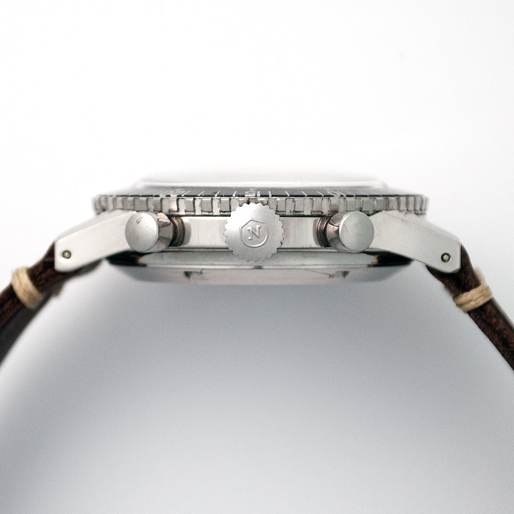 Nivada Grenchen, Chronomaster, Aviator, Sea Diver, Ref. 85004-3730, Stahlgehäuse, Kaliber Valjoux 23
