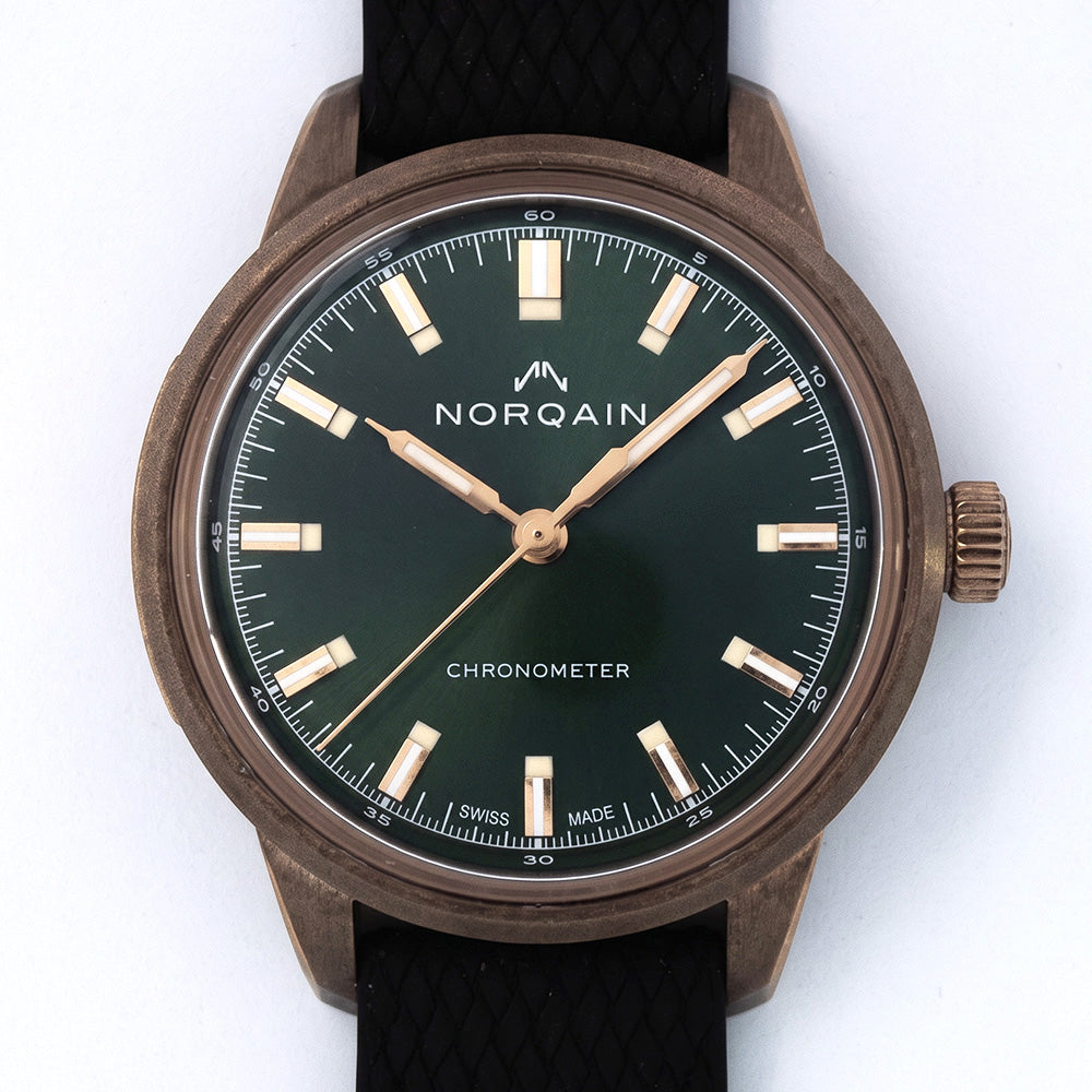 Norqain, Freedom 60, Referenz NNZ2001ZA, Bronze, Box und Papiere, 2022
