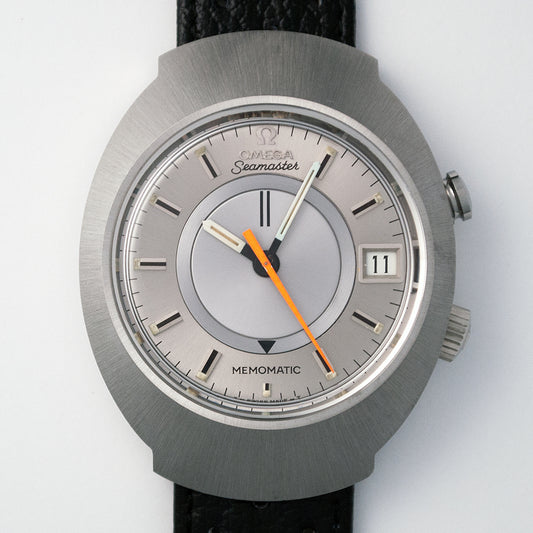 Omega, Seamaster, Memomatic, Ref. 166.071, 1971, Werksrevision bei Omega, Garantie bis 9/2024, Edelstahl