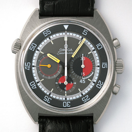 Omega, Seamaster Football, Ref. 145.016–68, Chronograph, Kaliber Omega 861, anfangs 1970er-Jahre