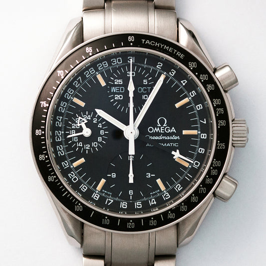Omega Speedmaster, Day-Date, Referenz 3520.50.00, Box und Papiere