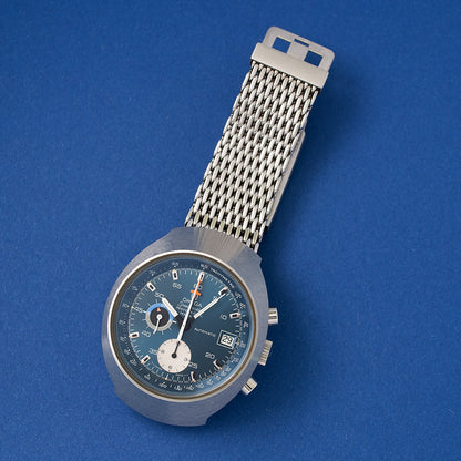 Omega Speedmaster Mark III, «Deep Blue», Ref. 176.002, Automatik, Edelstahl, 1972