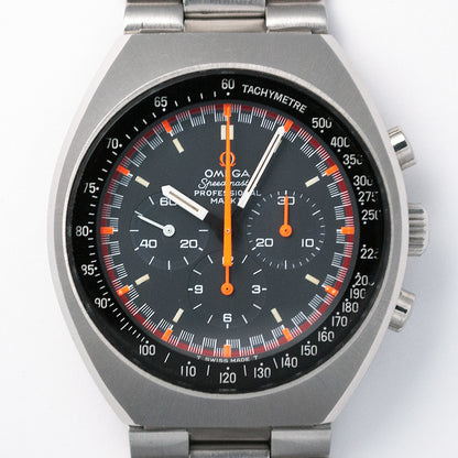 Omega, Speedmaster Mark II, Racing-Dial, Ref. 145.014, Edelstahl, Handaufzug, Kaliber 861 von 1970