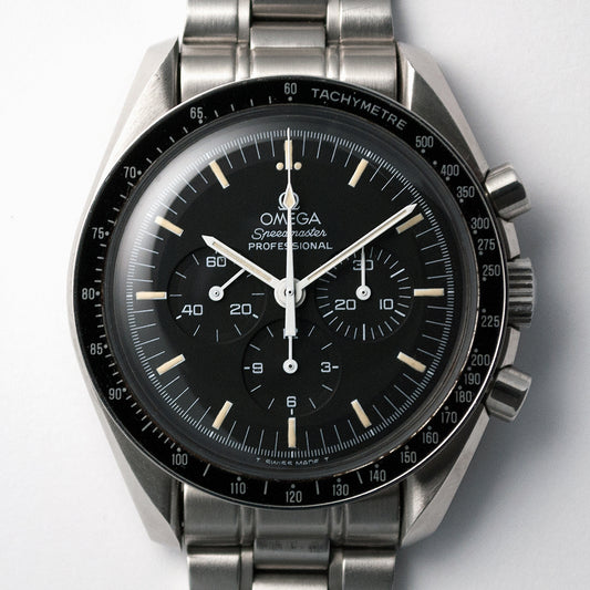 Omega Speedmaster Professional, «Moonwatch», PIC 3590.50, Ref. 145.022, Kaliber 861 (1991), Omega-Stahlband Referenz 1479/812
