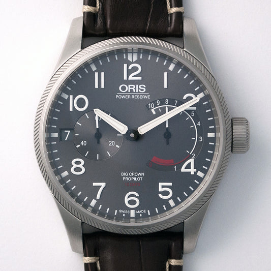 Oris Big Crown, ProPilot, Kaliber 111, Ref. 01 111 7711 4163-Set 1 22 72FC, Handaufzug, 10 Tage-Gangreserve, Manufakturkaliber, Datum, 2016