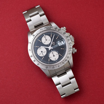 Tudor Oysterdate «Big Block», Referenz 79180, Chronograph, Automatik, mit Original-Box und Umkarton
