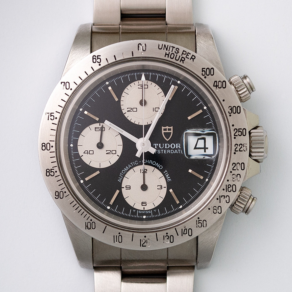 Tudor Oysterdate «Big Block», Referenz 79180, Chronograph, Automatik, mit Original-Box und Umkarton
