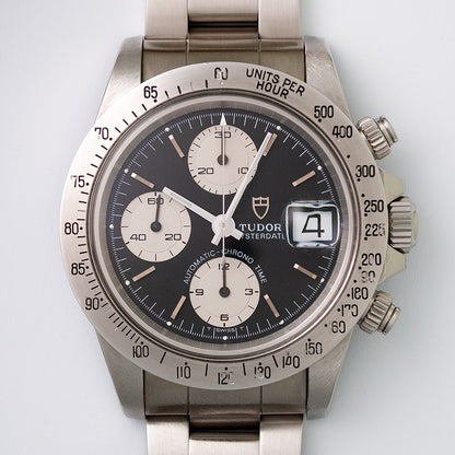 Tudor Oysterdate «Big Block», Referenz 79180, Chronograph, Automatik, mit Original-Box und Umkarton