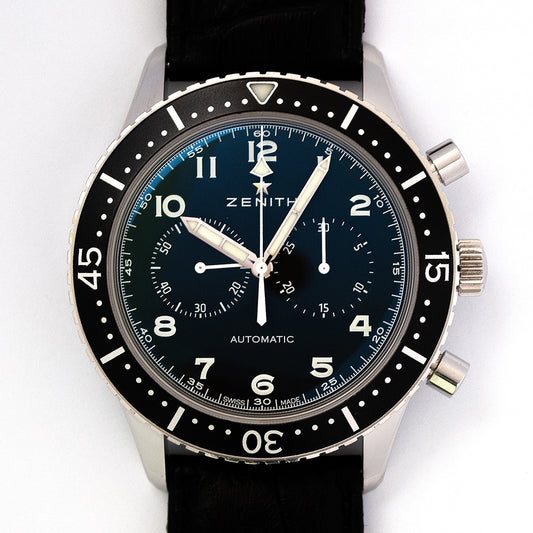 Zenith Heritage Cronometro Tipo CP-2, Referenz 03.2240.4069/21.C803 Limitierter Chronograph, Edelstahl, Kaliber El Primero 4069